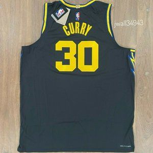 Nike Stephen Curry Golden State Warriors 2021/22 City Edition Jersey XXL 56